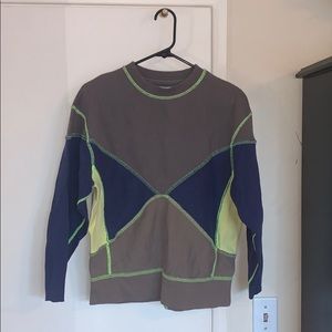 Color block sweater